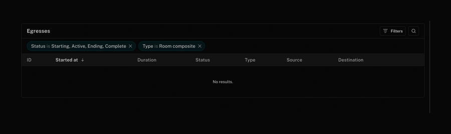 Livekit
				sorting & filtering ui component