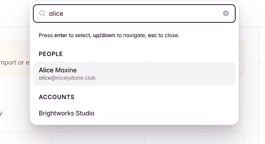 Outseta
				input search ui component