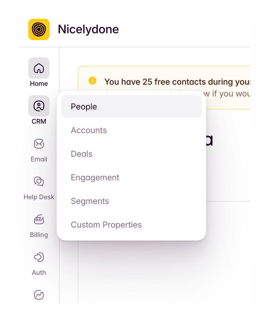 Outseta
				dropdown menu ui component