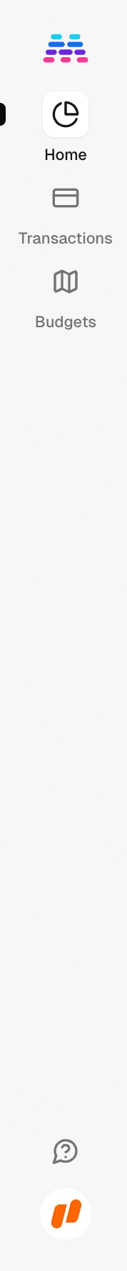 Maybe Finance
			navigation menu finance transaction history ui component