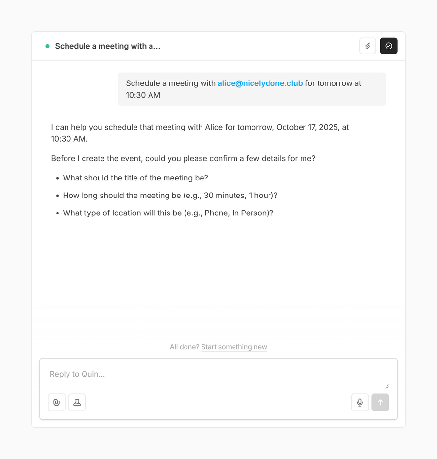 Quin
				artificial intelligence ui component