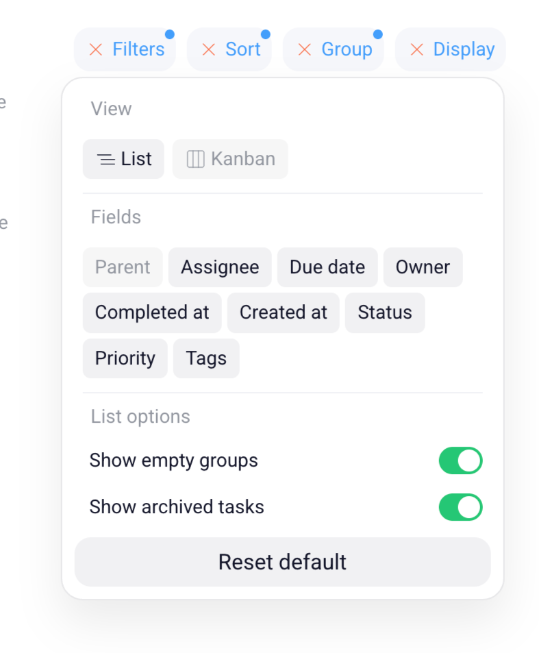 Orchestra
				dropdown menu ui component