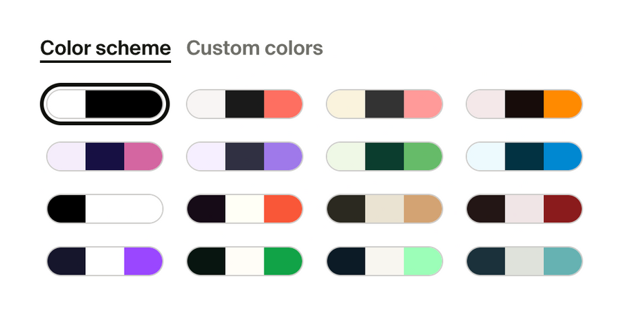 Fourthwall
			grid color palette ui component