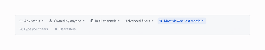 Slite
				sorting & filtering ui component