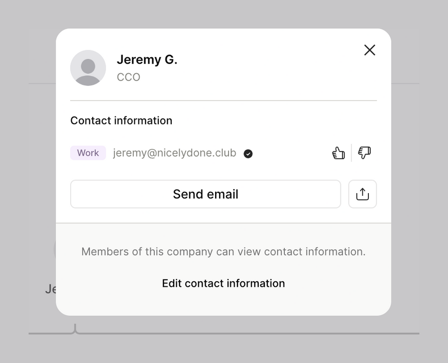 The org
				modal ui component
