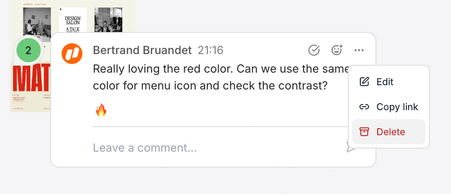 Workflow
				dropdown menu ui component