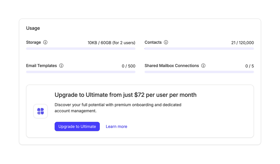Capsule
				upgrade your plan ui component