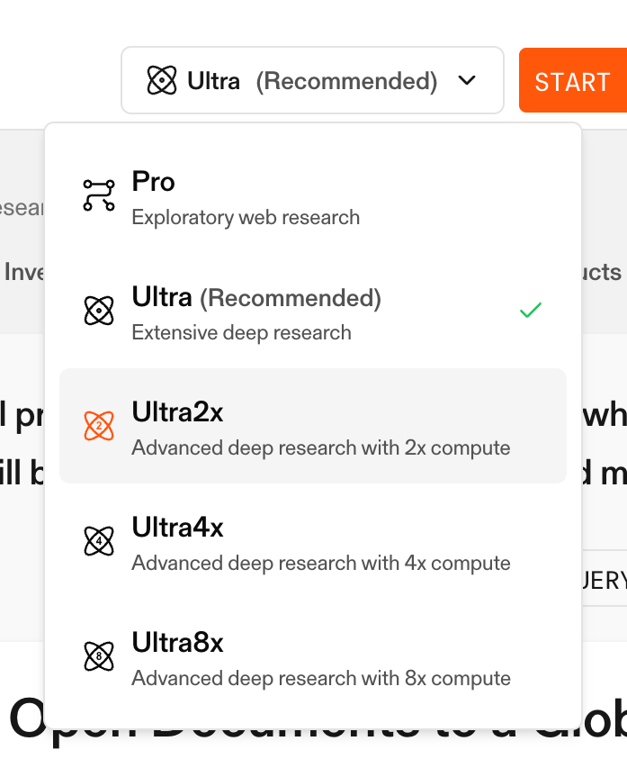 Parallel
				dropdown menu ui component