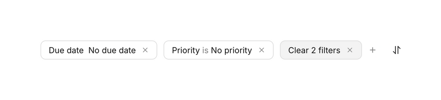 Workflow
				sorting & filtering ui component