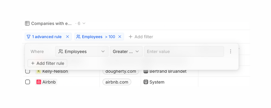 Twenty
				sorting & filtering ui component