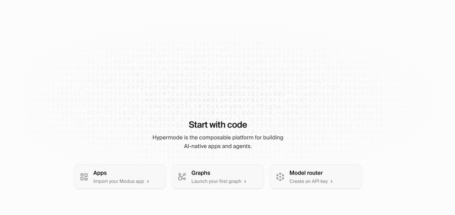Hypermode
				empty state ui component