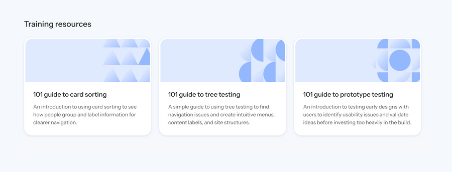 Optimal
				card ui component