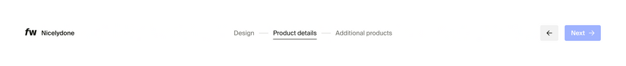 Fourthwall
			navigation bar e-commerce ui component