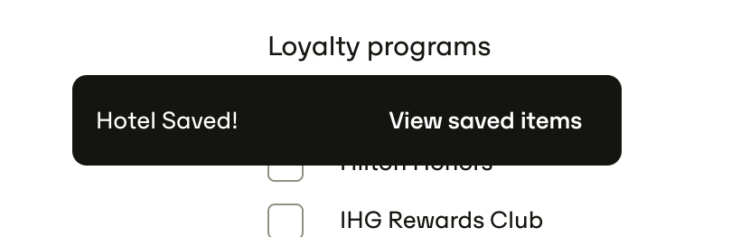 Travelperk
			confirmation mobile ui component