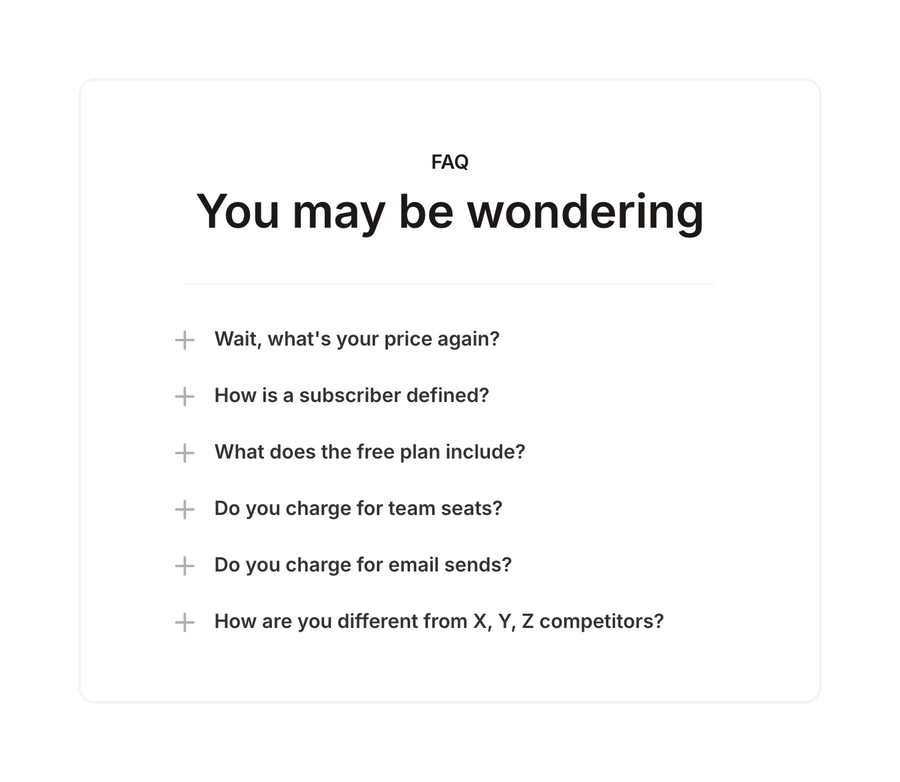Loops
				faq ui component