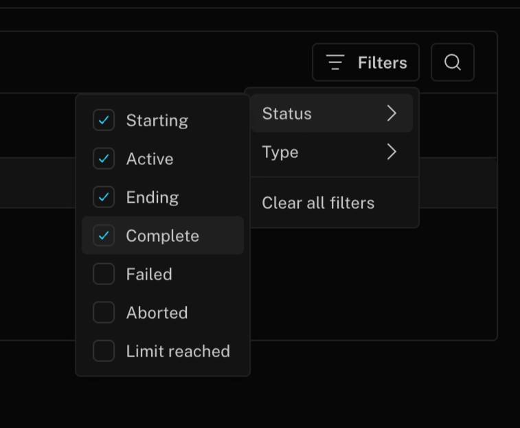 Livekit
				sorting & filtering ui component