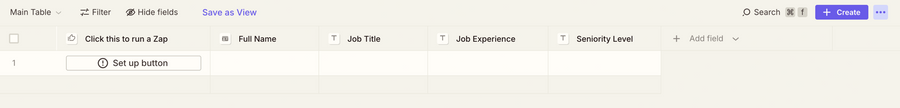 Zapier
				table ui component