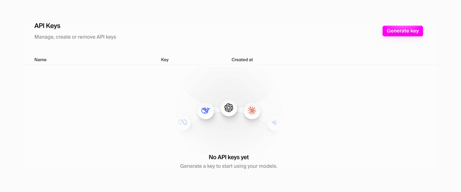 Hypermode
			dashboard table ui component