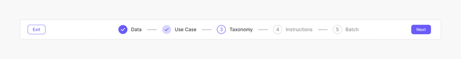 Scale
			progress indicator progress bar workflow ui component