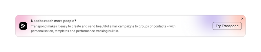 Capsule
			onboarding templates campaign management ui component