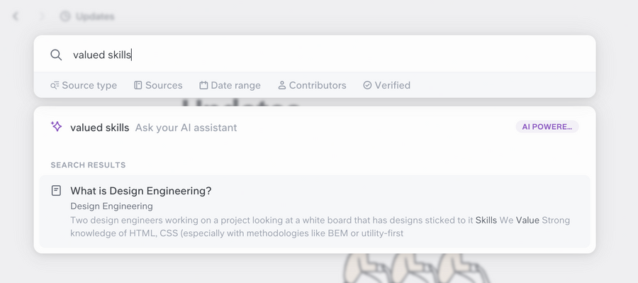 Slite
				modal ui component