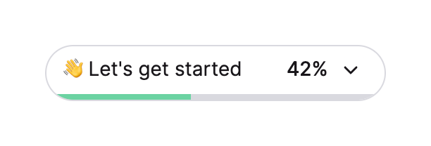 Cake
				progress indicator ui component