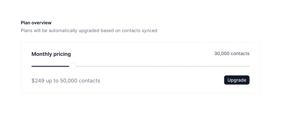 Loops
				slider ui component