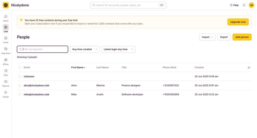 Outseta
			     ux ui design
