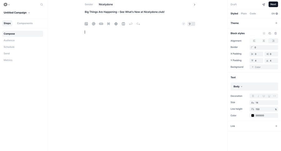 Loops screen example