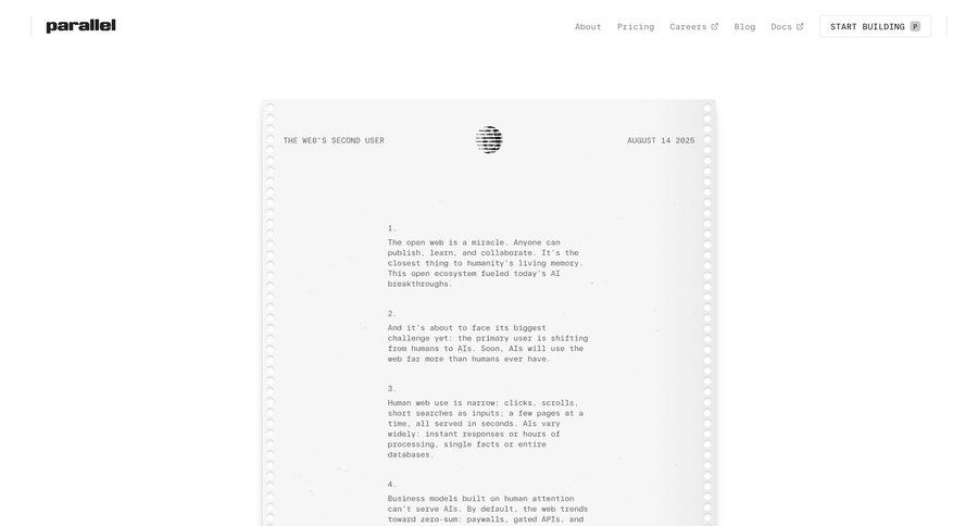 Parallel
				article page example