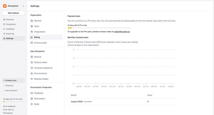 Reflag
			settings plans & pricing (in app) billing settings settings dashboard ui page example