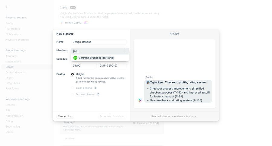 Height
			 task management collaboration configuration settings project management onboarding form scheduling an event sidebar keyboard shortcuts ui page example