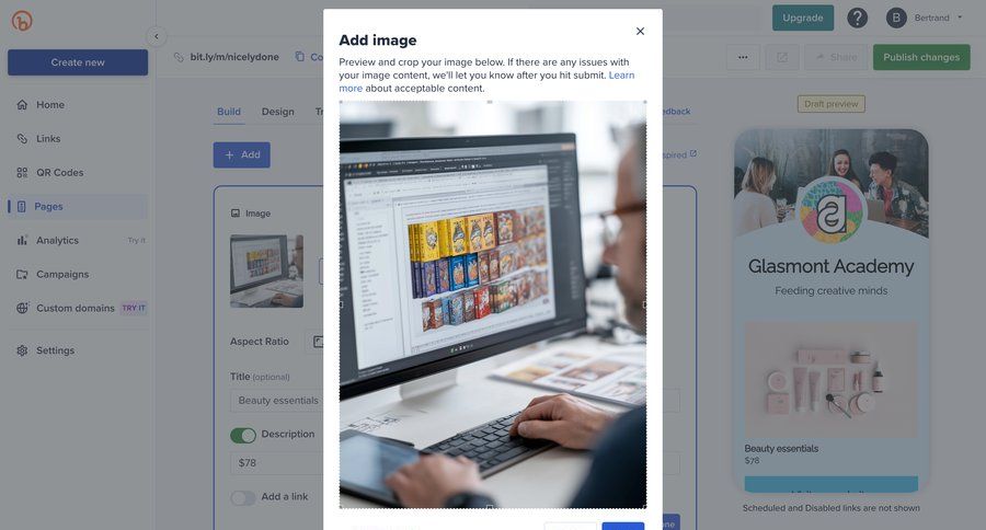 Bitly
			     ux ui design
