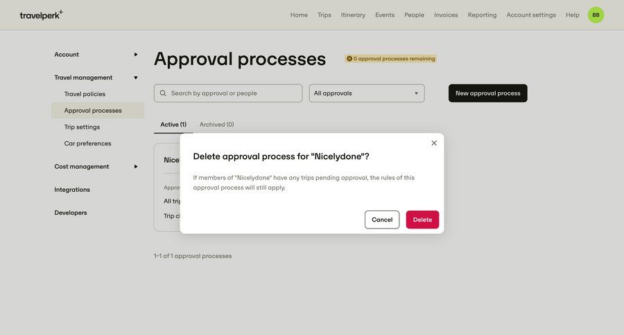 Travelperk screen example