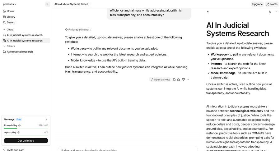 Anara screen example