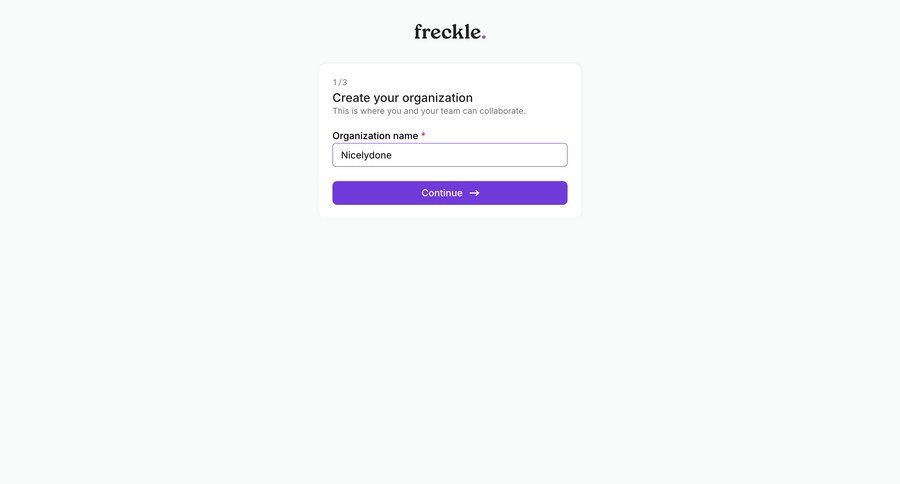 Freckle
			     ux ui design