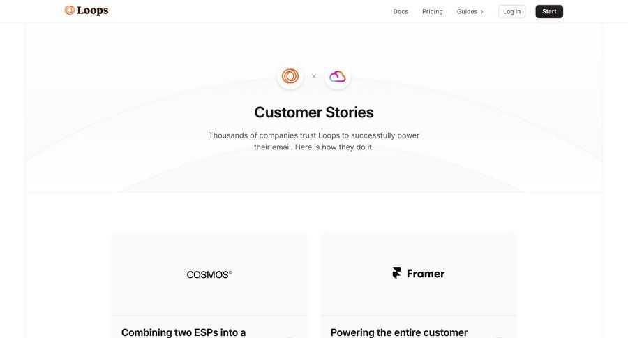 Loops
				list ui page example