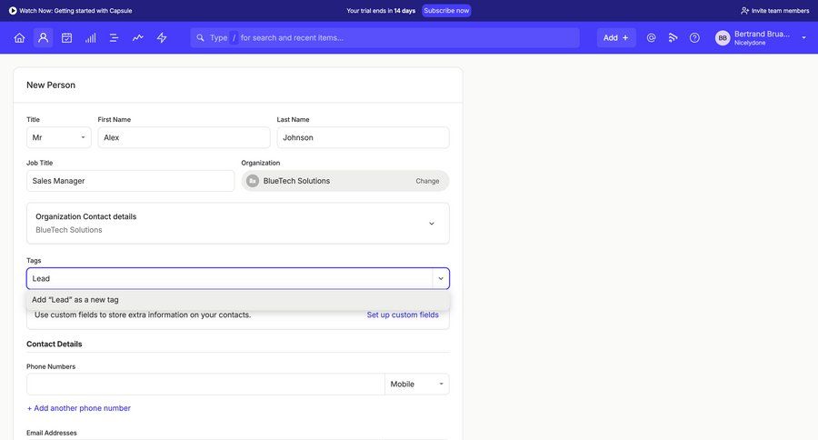 Capsule
			  ux ui design