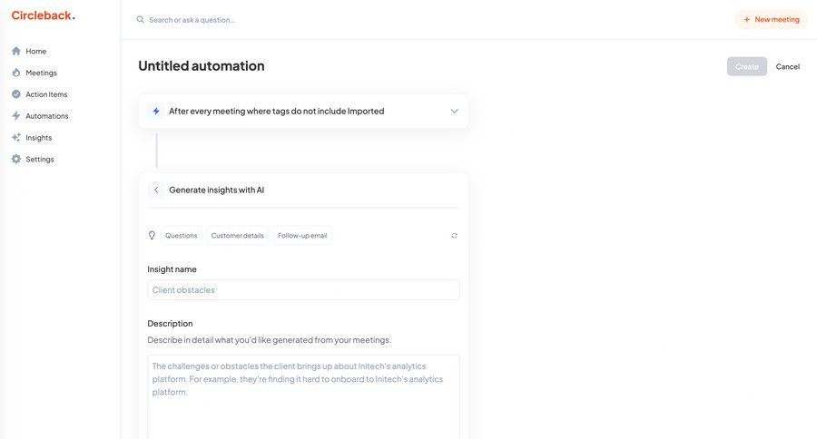 Circleback
			      ux ui design