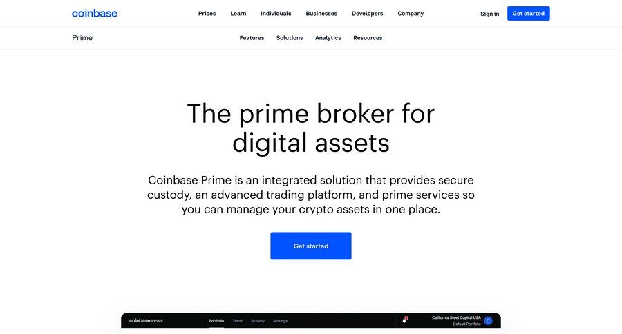 Coinbase UI screen examples