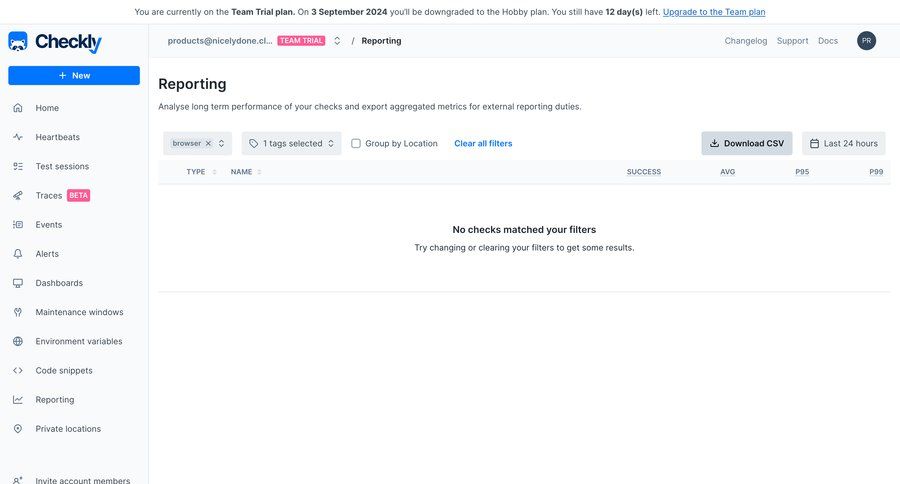 Checkly
			                  ux ui design