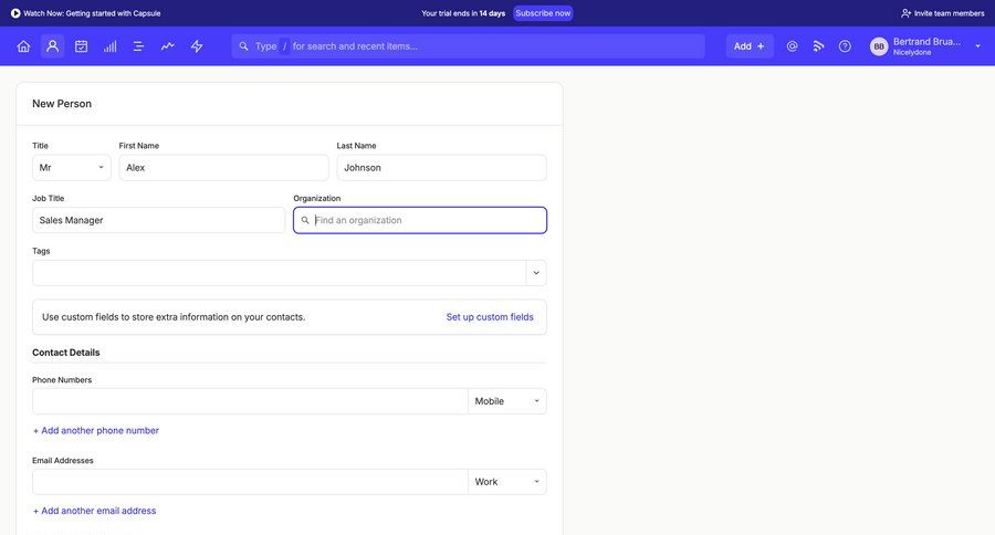 Capsule
			  ux ui design