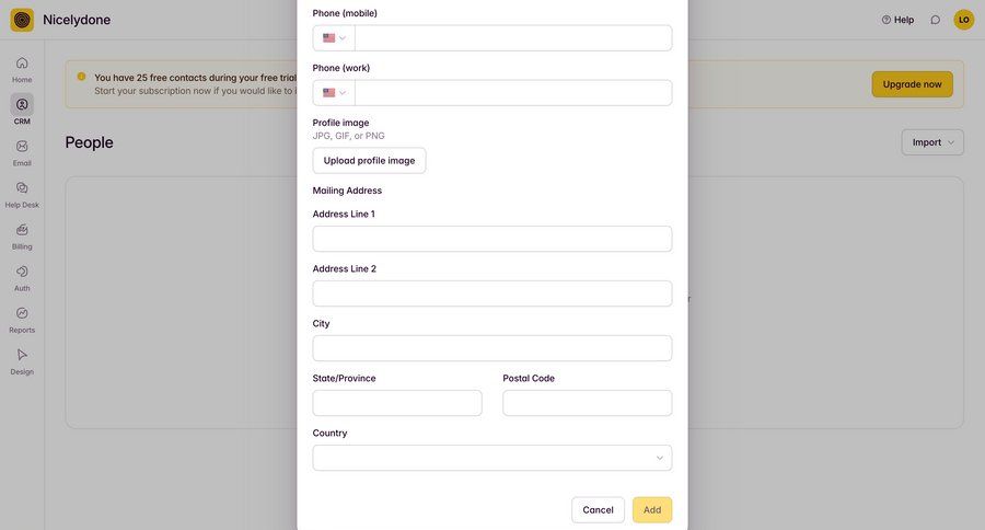 Outseta screen example