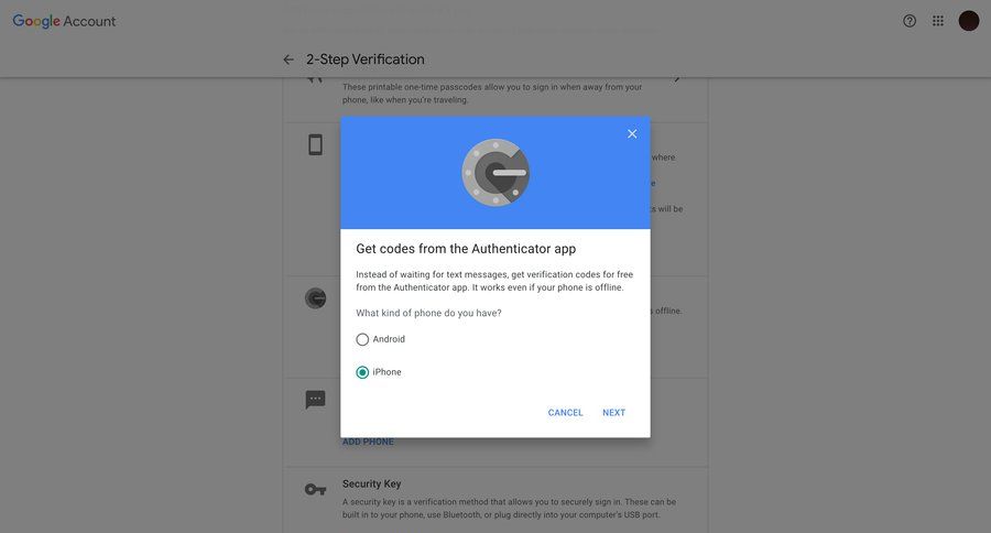 Google Account
			 ux ui design
