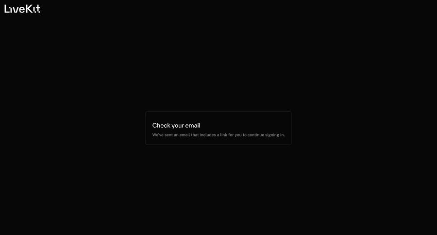 Livekit
				signin page example