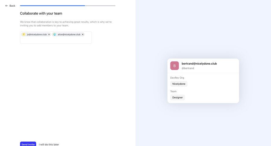DevRev
			       ux ui design