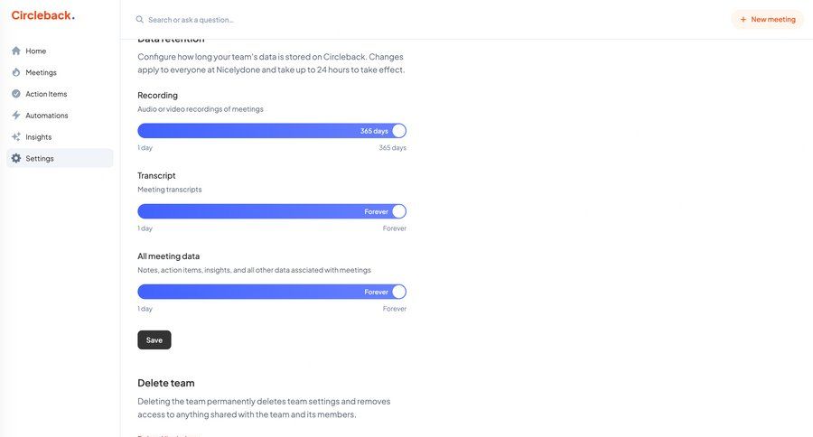 Circleback
			  ux ui design