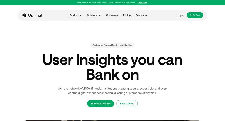 Optimal
				company ui page example