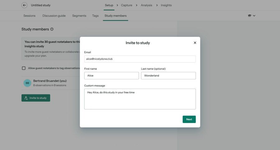 Optimal screen example