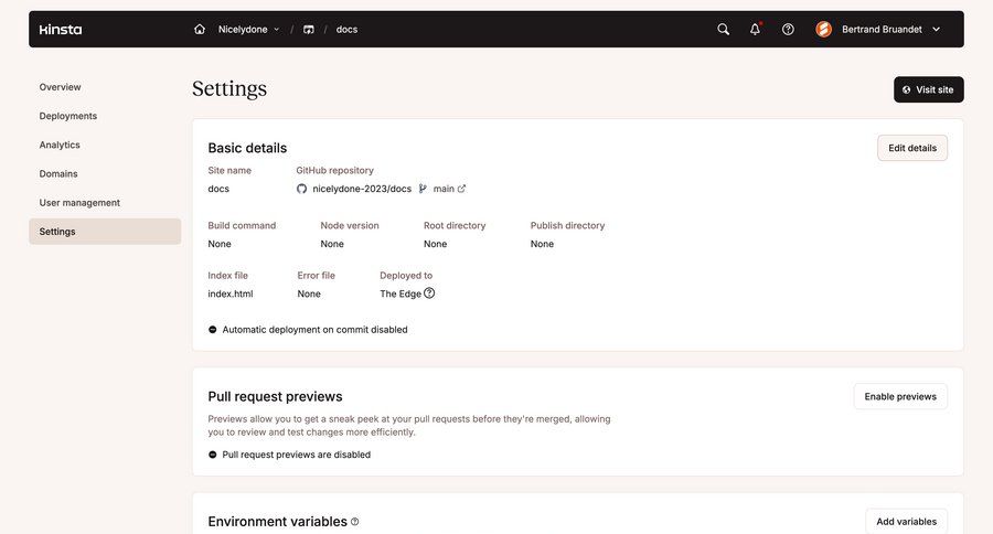 Kinsta
				settings ui page example